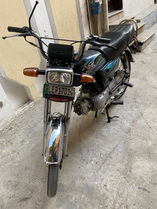 Road Prince 70CC Home Used Bike. First Owner Used. Biometric on Spot. 8