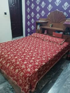 Double bed with Spring Mattress