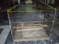 wooden and iron cage for australian birds