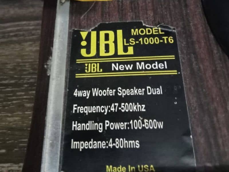 Made in USA original JBL speaker 600w pair 03217916441 1