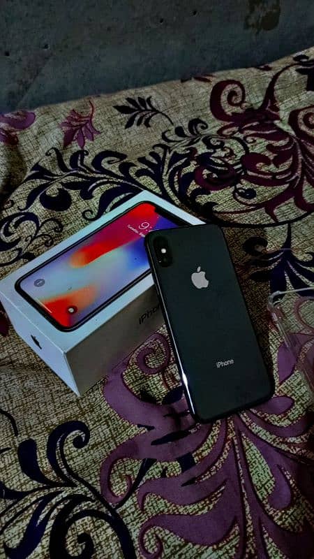 iphone x  Non Pta 64gb full new 0