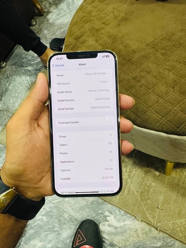 iPhone 12 Pro Max PTA Approved HK Model Factory unlocked 7