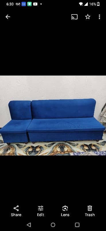 royal blue seven seater sofa set 1