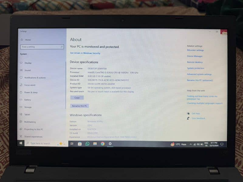 Lenovo Thinkpad L490 1