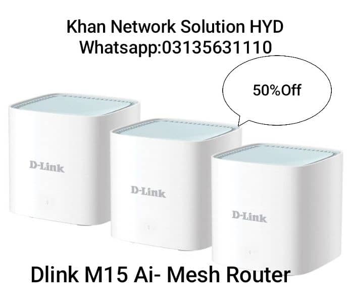 Dlink M15 Eagle Pro Ai-Mesh Dualband Router 0