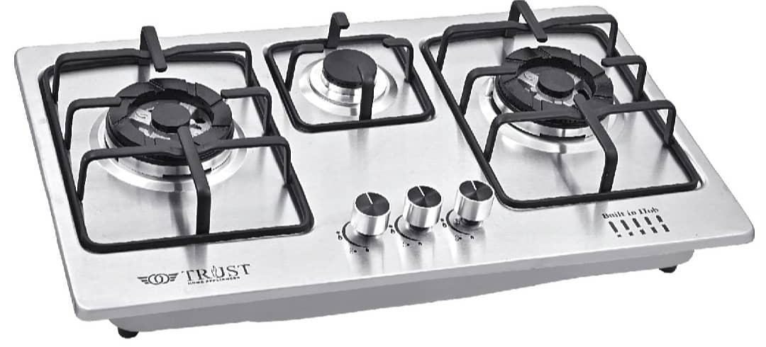 Trust Automatic Triple Burner Gas Hob 0