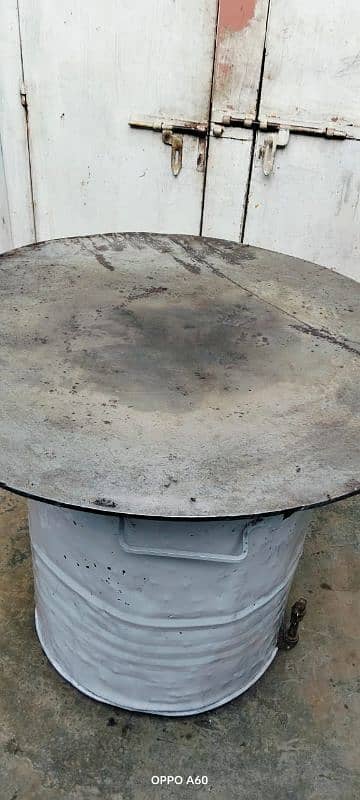 TAWA, MARBLE, DRUM STAND, TABLE, CYLINDER (Paratha Setup) 03004122210. 3