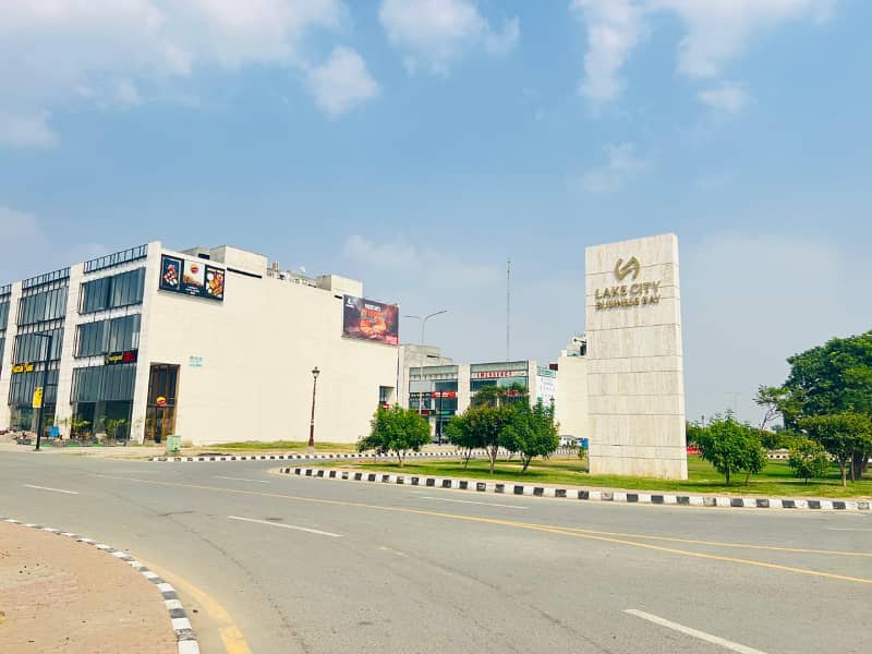 8 Marla Super Hot Facing Ring Road Facing Allama Iqbal Road Commercial Plot For Sale Situated among International Food Brands Lake City Lahore. 1