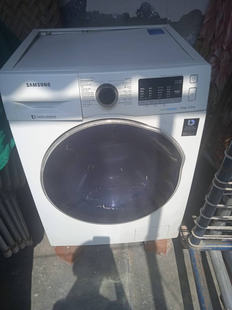 WASHING MACHINE WITH WORKING PANELS ONLY. 0