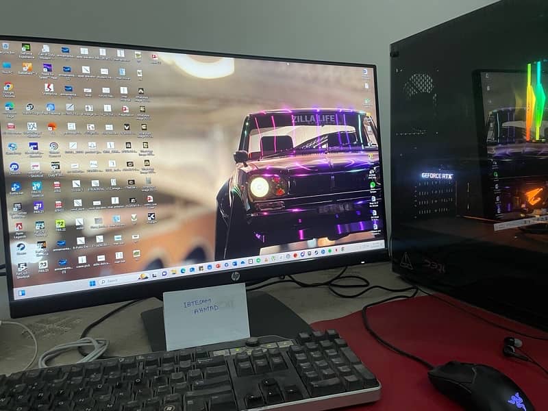 Gaming PC, Ryzen 5 2600, nvidia rtx 3050, 16gb ram, 144hz monitor 1