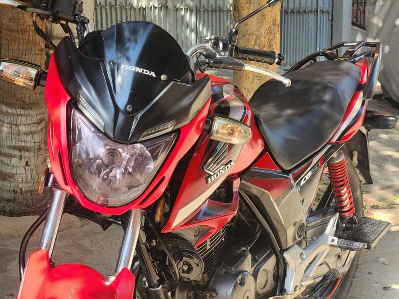 Honda CB 150 f | 2018 | Red colour | better than gs 150 & ybr 125 g 1