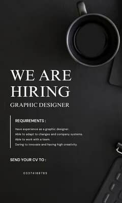 graphics designer and video editor