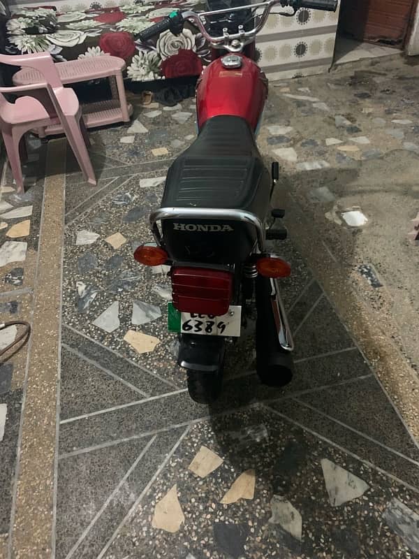 Honda 125 Model 2018 Lahore No with Biomatric 3