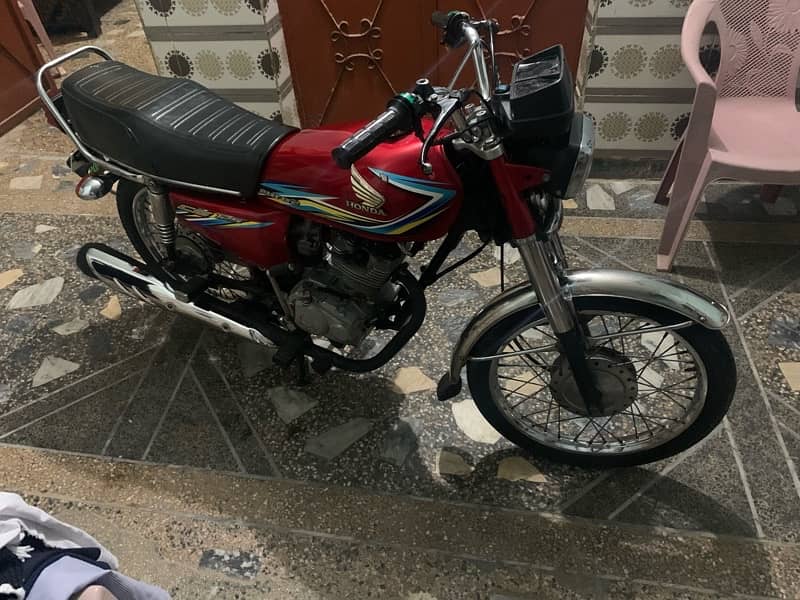 Honda 125 Model 2018 Lahore No with Biomatric 7