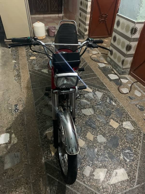 Honda 125 Model 2018 Lahore No with Biomatric 8