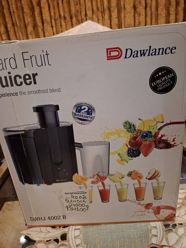 Dawlance Hard Fruit Juicer DWHJ 4002 Black Juicer 4