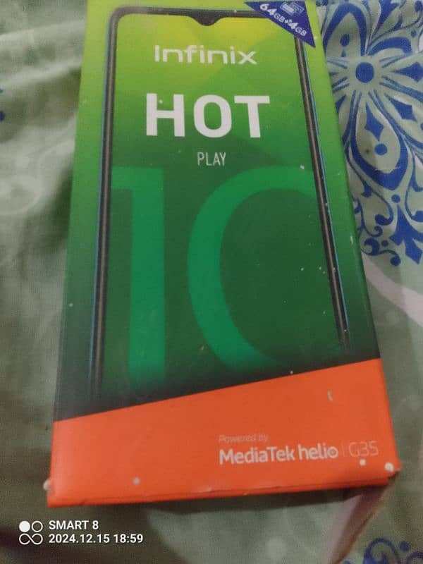 Infinix Hot 10 Play 4GB Ram 64GB ROM Used For couple of months 0