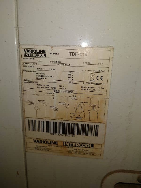 Deep freezer for Sale Varioline 1