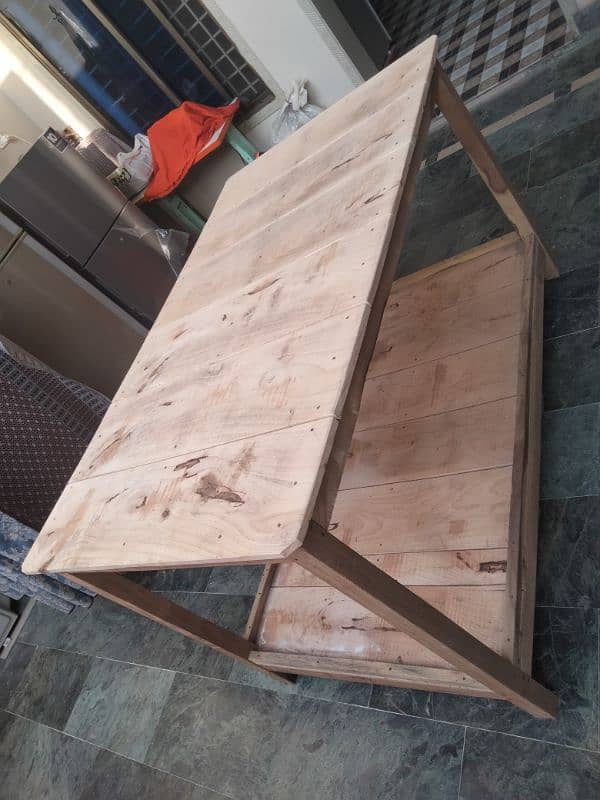 wooden very heavy table double portion 03124008516 1