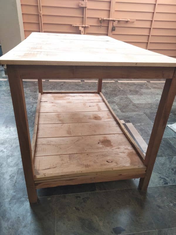 wooden very heavy table double portion 03124008516 4