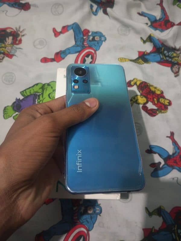 Infinix Note 12. . . 6/128 gb with complete saman 2