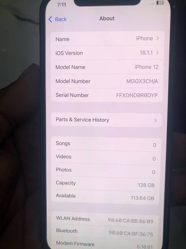 iPhone 12 128GB Pta Approved 4