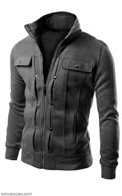 Mexican style jacket for men. charcoal