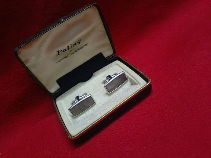 vintage man Cufflinks 1