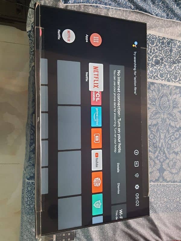 tcl original led 40" android complete box Zero meter condition (call) 0