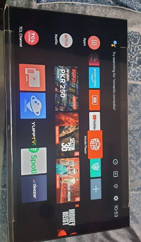 tcl original led 40" android complete box Zero meter condition (call) 1