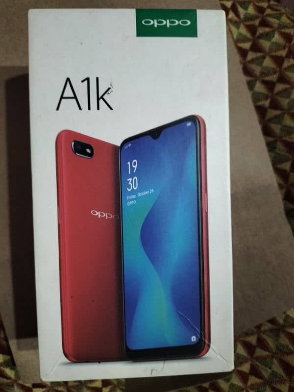 Oppo a1k used mobile phone with box 0