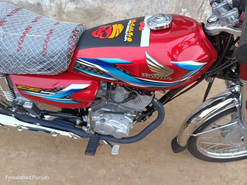 CG 125 all Punjab number new condition 2