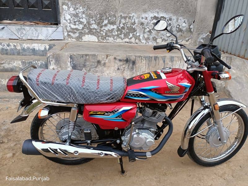 CG 125 all Punjab number new condition 8