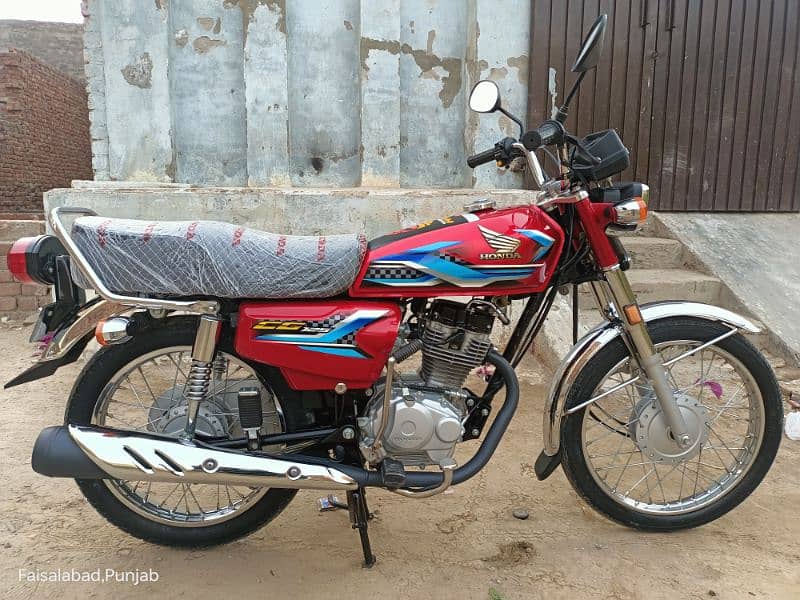 CG 125 all Punjab number new condition 13