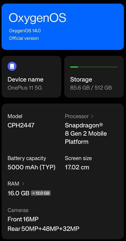 One Plus 11 5g 16+12/512 gb Special edition 4
