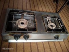 Stove with 2 burner