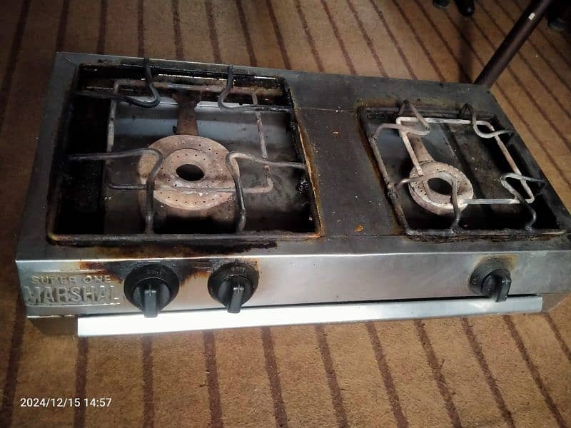 Stove with 2 burner 1