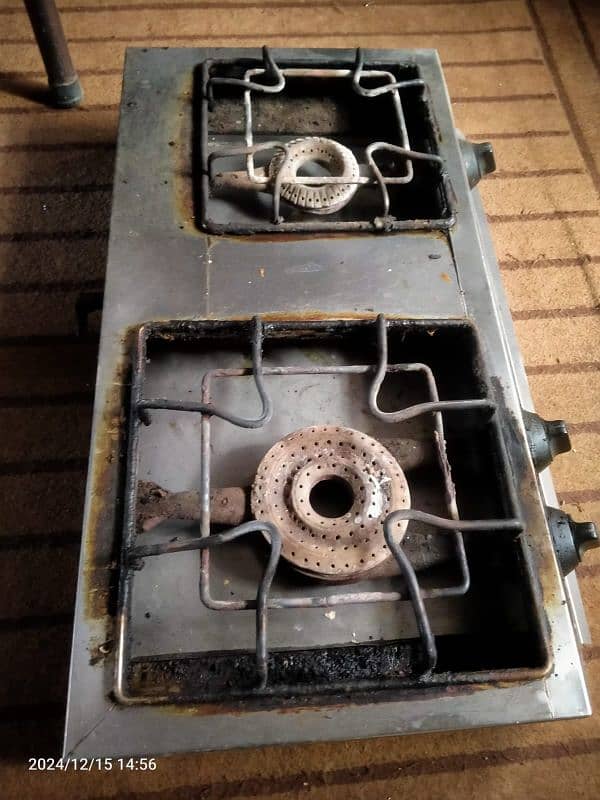 Stove with 2 burner 2