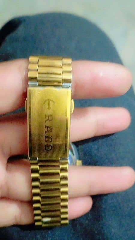 Rado Dhastar 3bar golden Watch 2