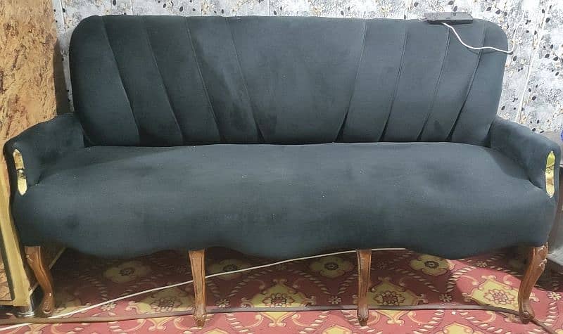 Velvet Sofa 1