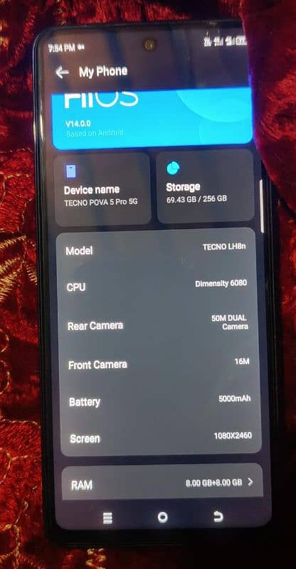 Tecno Pova 5 Pro 5G 0