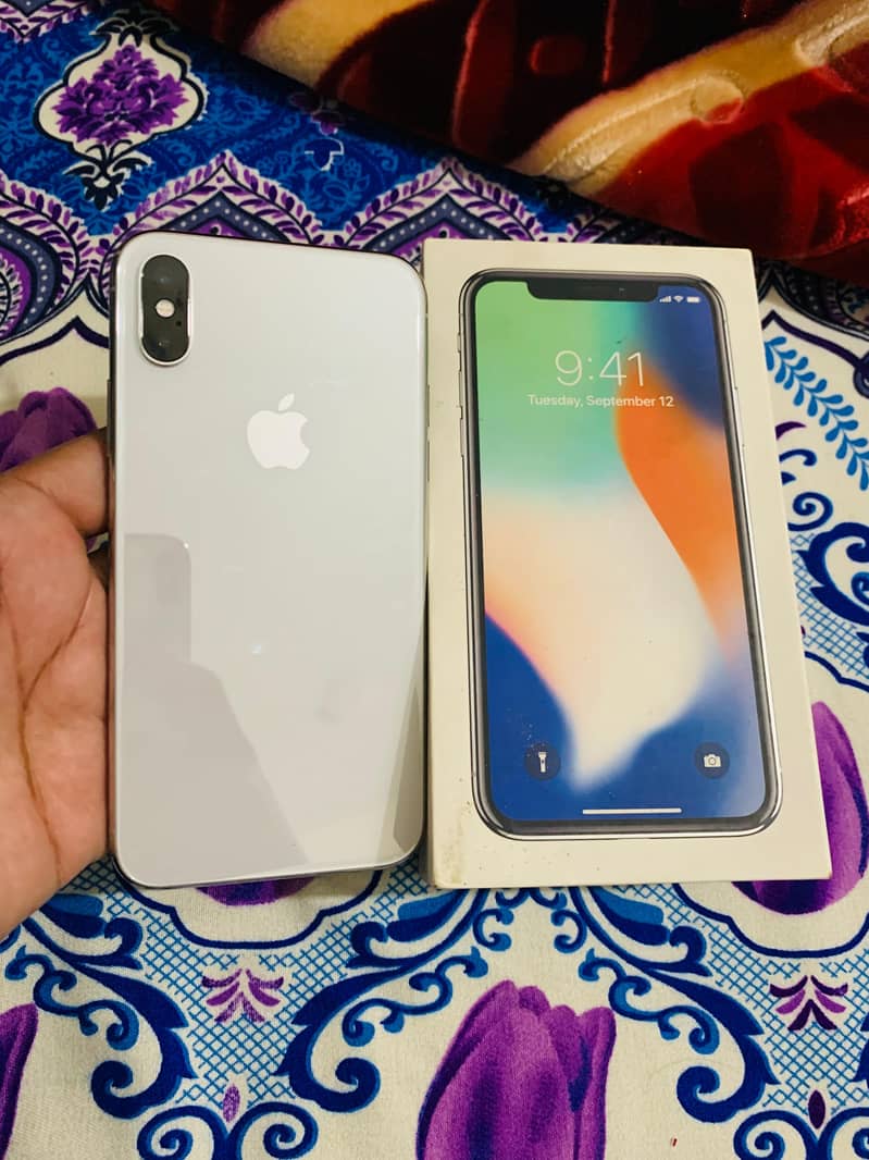 iPhone X 256GB PTA Approved Water Packed with Good Condition 1