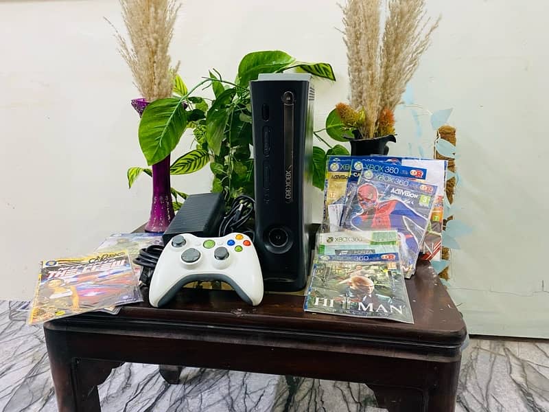 XBOX 360 JESPAR 75 plus games LOADED installed 4k supported graphic CD 0