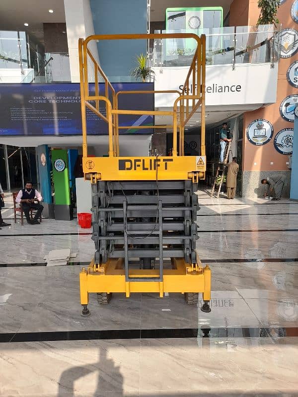 42 Feet Scissor Lift Machine Available For Rent Delivery All Pakistan 4