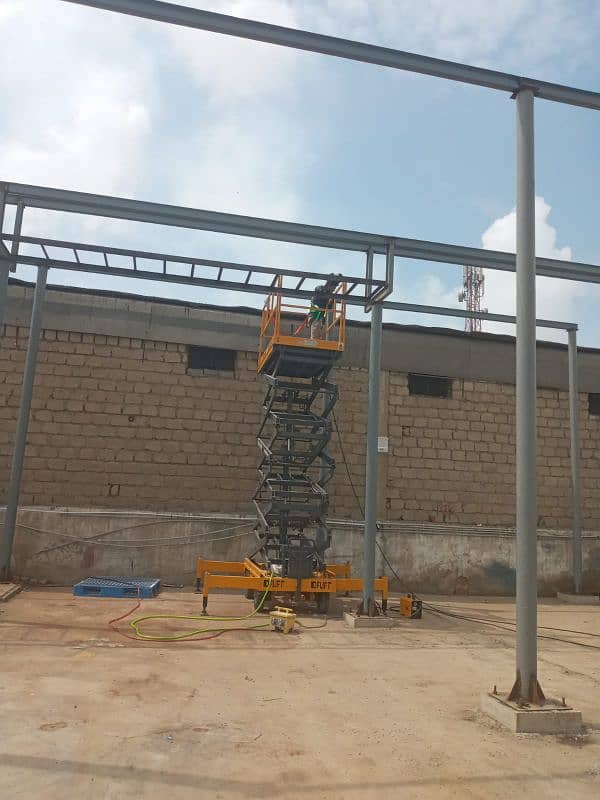 42 Feet Scissor Lift Machine Available For Rent Delivery All Pakistan 8