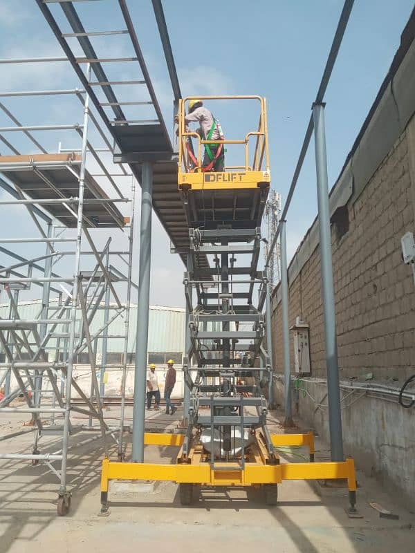 42 Feet Scissor Lift Machine Available For Rent Delivery All Pakistan 9