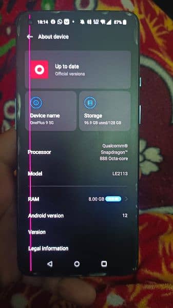 Oneplus 9 8/128GB 1