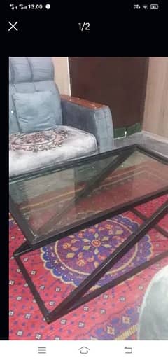 glass table