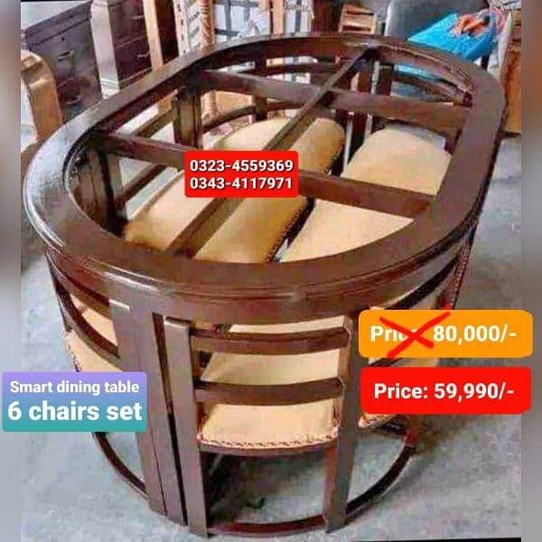 Dining table / Smart dining table / round table dining set / table 7