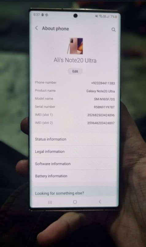 NOTE 20 ULTRA official pta 0